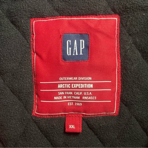 GAP Arctic Expedition Jacket Men's 2XL Outerwear Division Ski Coat Fleece Lined - Picture 9 of 11